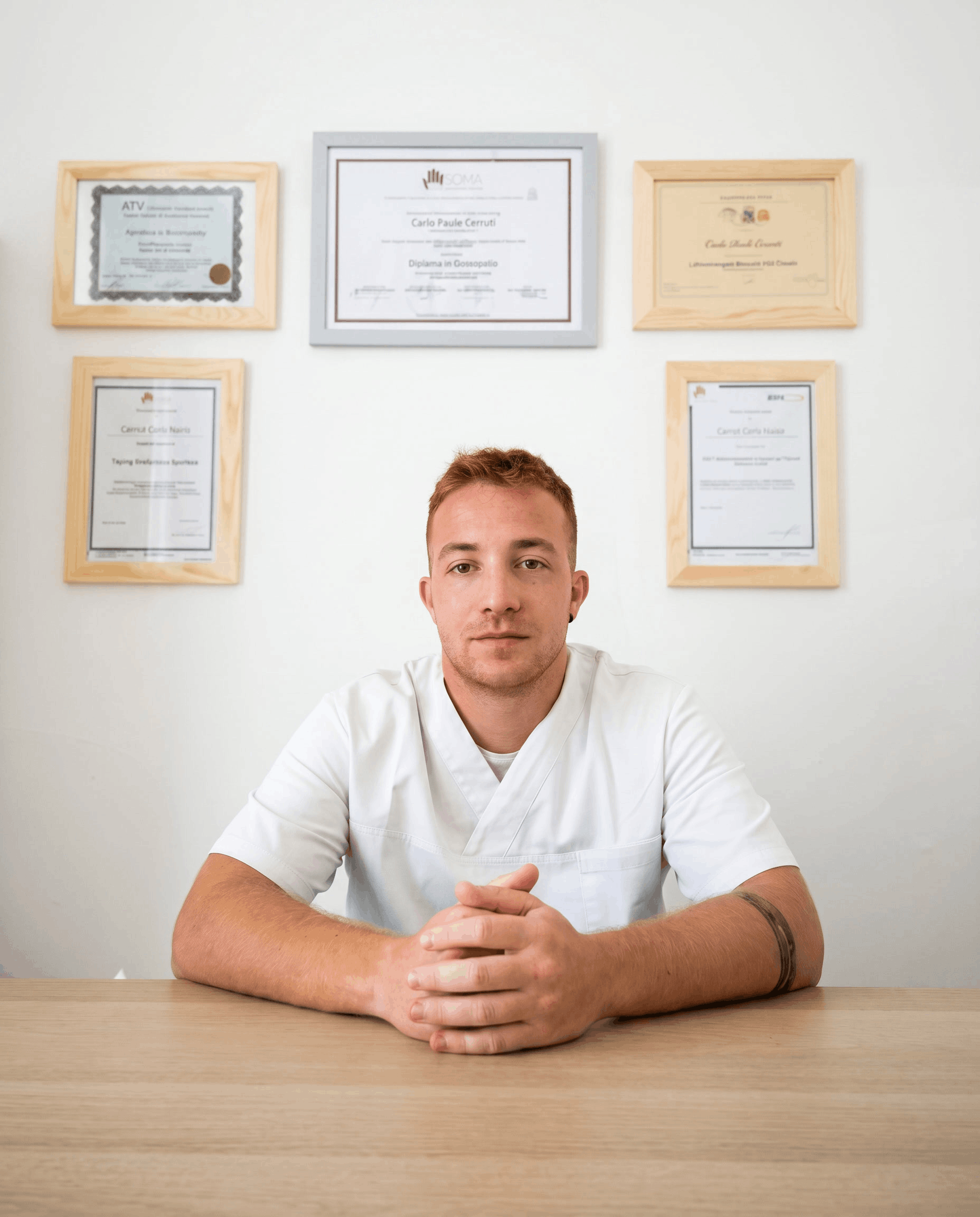 Carlo Paolo Cerruti con certificazioni